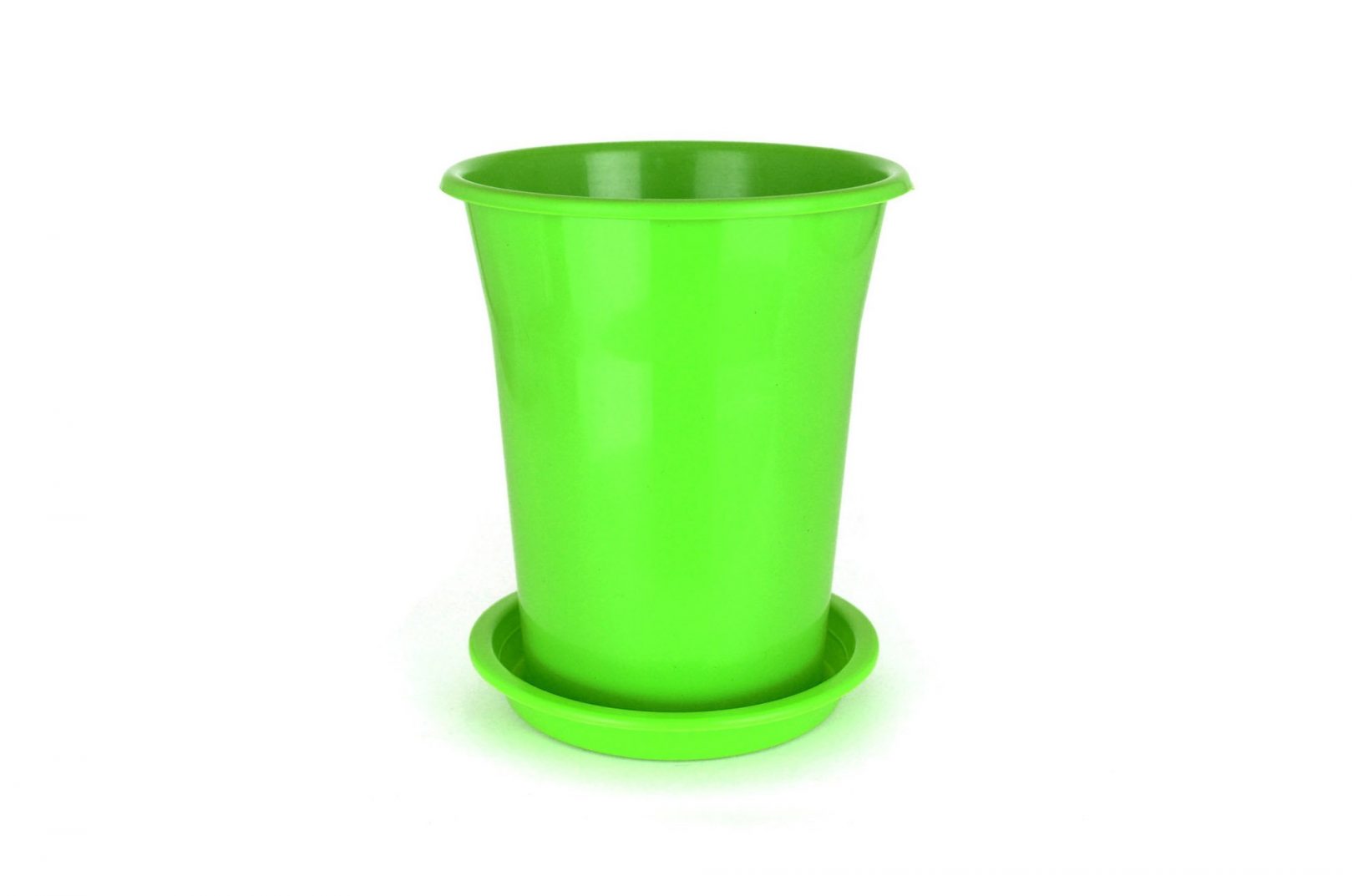 пластикові горщики для квітів “Лілія” 2л зелена