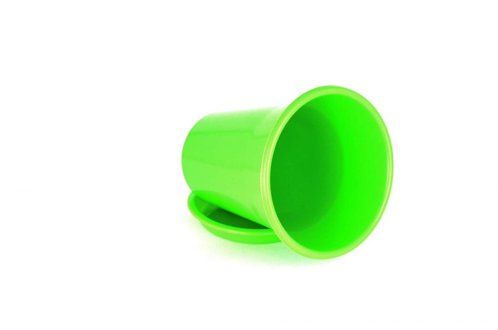 Горшок для цветов пластиковый “Лилия” 2л зеленый