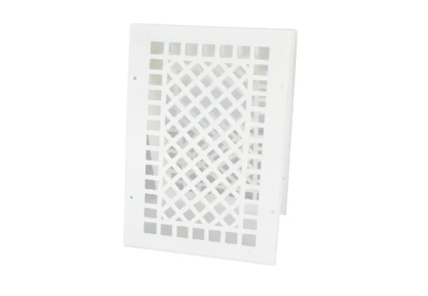 Решетка вентиляционная пластиковая белая накладная 230×130мм